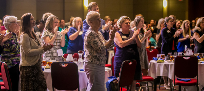 Attendees at Elizabeth Smart keynote