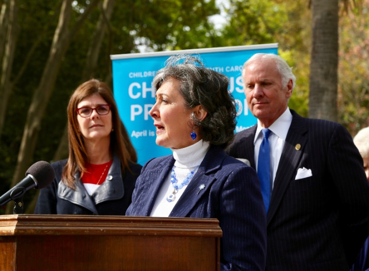 CAP Month Governor's Mansion: Williams, McMaster, Evette