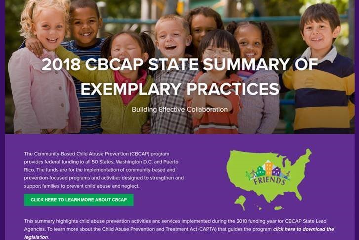 FRIENDS 2018 State Summary for CBCAP