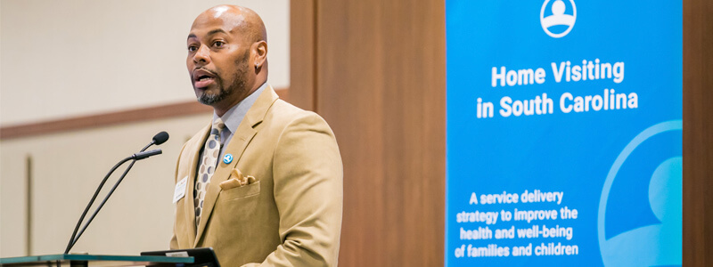 Eric Bellamy speaks at Home Visiting Summit 2019 - Children's Trust of South Carolina Eric Bellamy speaks at Home Visiting Summit 2019
