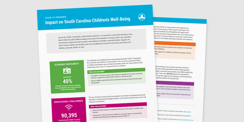 COVID-19 data snapshot pages - Children's Trust of South Carolina COVID-19 data snapshot pages