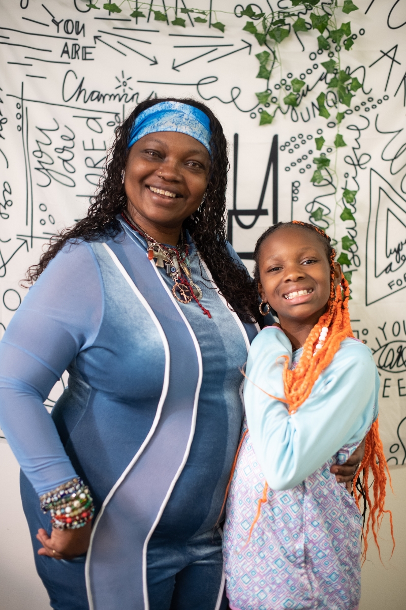 Rhonda Jones and her daughter, Jamiyah