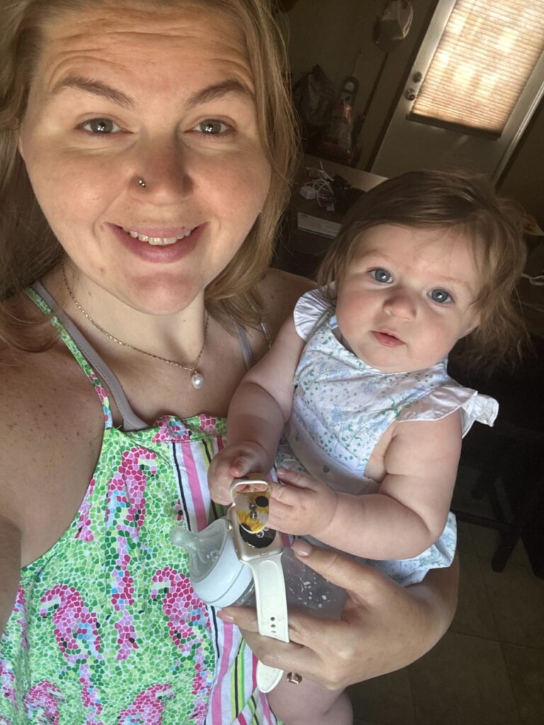Kaylee Byers and her daughter, Landree.
