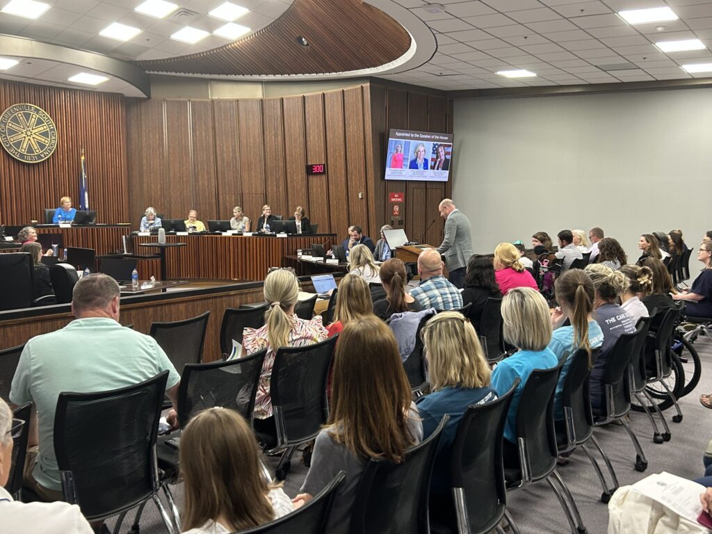 Board Member Christopher Hansen testifies to SC Commitee on Children 2023
