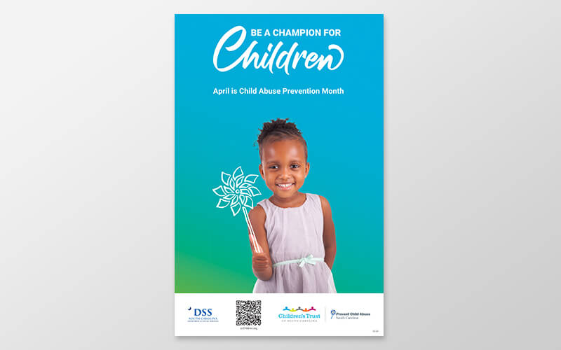 Child Abuse Prevention Month 2024 poster