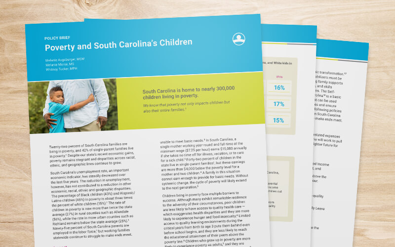 Poverty-and-SC-Children_card_01 - Children's Trust of South Carolina Poverty and South Carolina children brief.