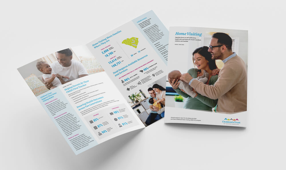 HV_brochure_mockup_FY2024 Home visiting in South Carolina brochure mockup.