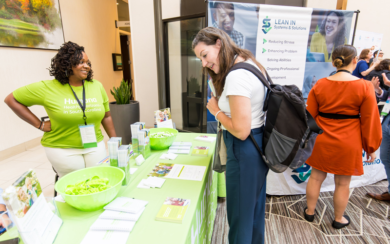 Humana exhibitor at the Building Hope for Children Conference 2024.