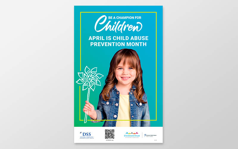 Child Abuse Prevention Month 2025 poster