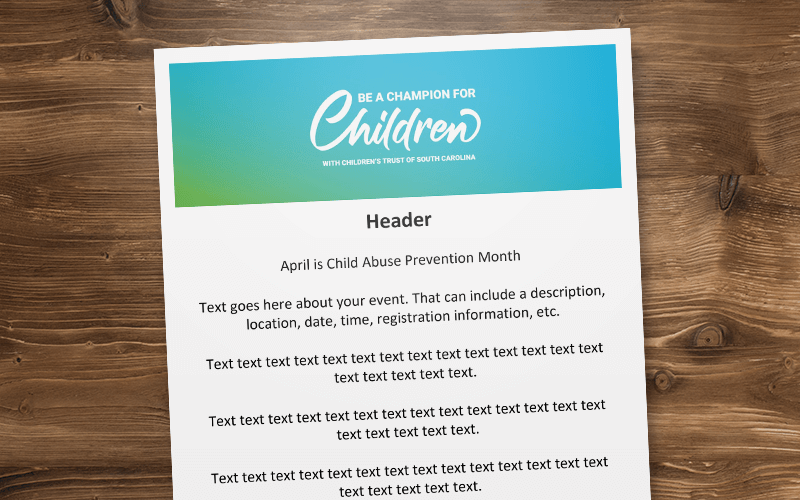 CAP_Month_Event_flyer_sample_2026 - Children's Trust of South Carolina CAP_Month_Event_flyer_sample_2026