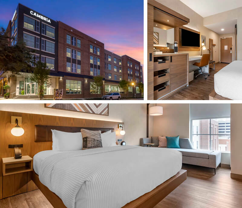 Cambria Hotel Columbia Downtown the Vista collage