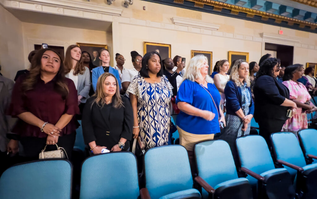Home visitors at the Statehouse