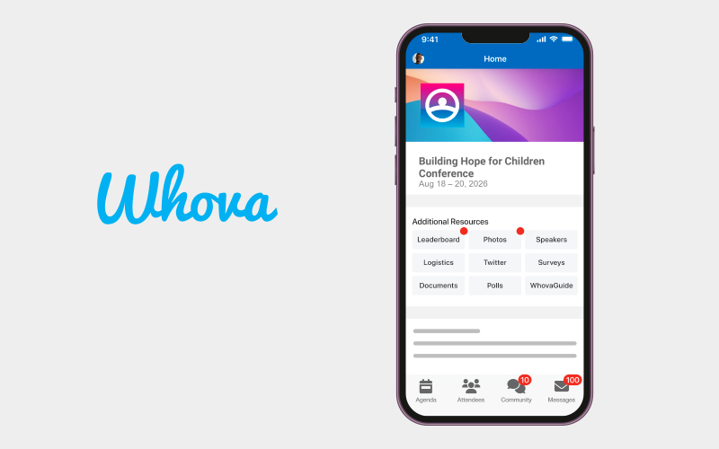 Whova app