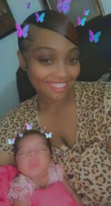 Naitia Thompson and her daughter, Nyla