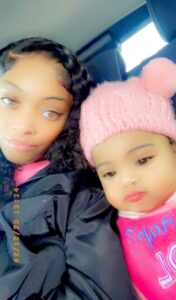 Naitia Thompson and her daughter, Nyla