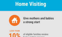 Home Visiting. Giving mothers and babies a strong start. Less than 10% of eligible families receive home-visiting services. scChildren.org.