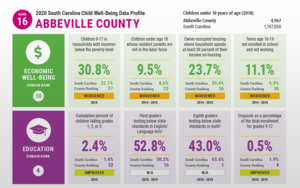 South Carolina child well-being data county profile