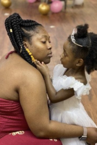 Takia S. Daniels and her niece